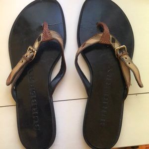 Authentic Burberry sandals size 7 1/2